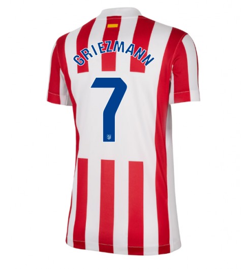 Ženske Nogometnih dresov Atletico Madrid Antoine Griezmann #7 Domači 2025-26 Kratki rokavi Ženske Nogometnih dresov Atletico Madrid Antoine Griezmann #7 Domači 2025-26 Kratki rokavi